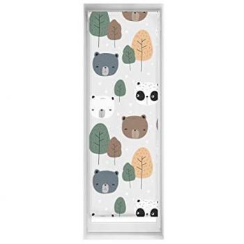 Estor Opaco EasyFix Sin Herramientas 50x150 cm - Estor Enrollable Blackout Estampado Digital Bear