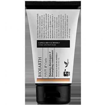 Bioearth Detangling Conditioner for Curly and Wavy Hair, 150 ml - Vegan and Nourishing