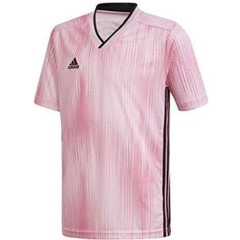 adidas Tiro 19 Jersey Camiseta, Unisex niños, True Pink/Black, 140