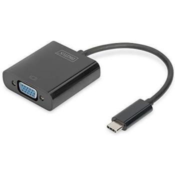 Digitus DA70853 Adaptador gráfico USB 1920 x 1080 Pixeles Negro