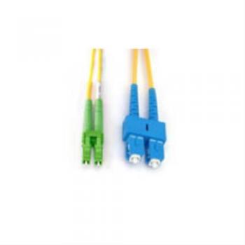 Cable de Fibra Óptica Microconnect SC/APC-LC/UPC 3m Amarillo OS2 Alta Calidad