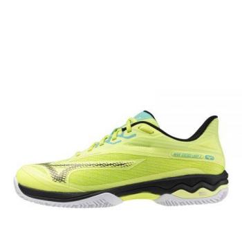 Zapatillas de pádel Mizuno Wave Exceed Light 2 61gc2320 47 Lima, ligeras, diseñadas para tierra batida, con tecnología Wave para amortiguación y estabilidad