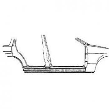 Chapa de Acceso Van Wezel 3715104 - Repuesto Derecho de Tole para Bas de Caisse y Marche-pied