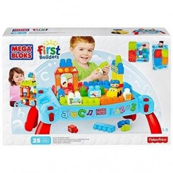 Mega Bloks 8237 First Builders Mesa Preescolar 3 en 1