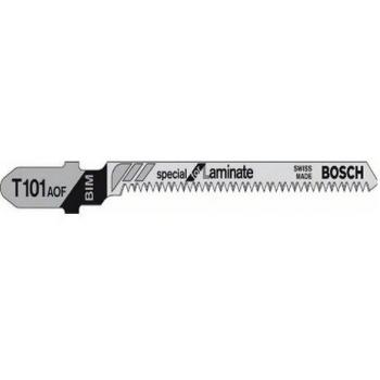 Bosch Professional 3 x Hojas de sierra de calar T 101 AOF Special for Laminate