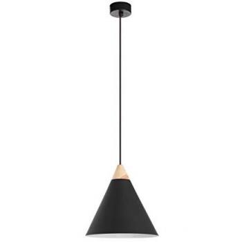 Lámpara de Techo Colgante Oda - Novolux - Interior IP20, Acero y Madera, E27 60W, LED