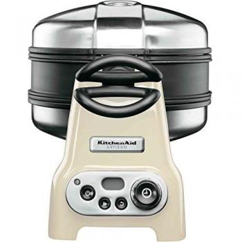 KitchenAid 5KWB110EAC - Gofrera eléctrica, 1400 W, color beige