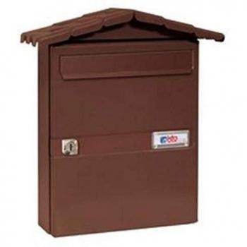 Red Earth Chalet Steel Mailbox