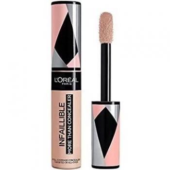 L'Oreal Paris Infalible More Than Concealer Corrector Cobertura Completa, Tono 323 Fawn/Cham, 11 ml