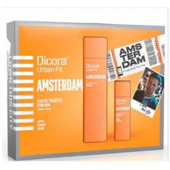 Dicora Urban Fit Amsterdam Set de Perfume para Hombre 100 ml + 30 ml