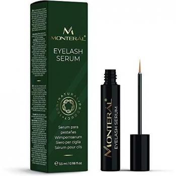 Serum Pestañas - Crece Pestañas y Cejas - Tratamiento Fortalecedor de Crecimiento Pestañas Largas - Alargador de Pestañas con Ingredientes Naturales sin Hormonas y Parabenos Vegano - Monteral