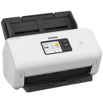 Escáner Brother ADS-4500W Dúplex A4 35ppm/70dual 600x600 DPI, Wi-Fi, LAN y ADF de 60 hojas con pantalla táctil de 7.1 cm