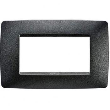 Placa One 4P Ardesia Gewiss (cod. GW16104VA)
