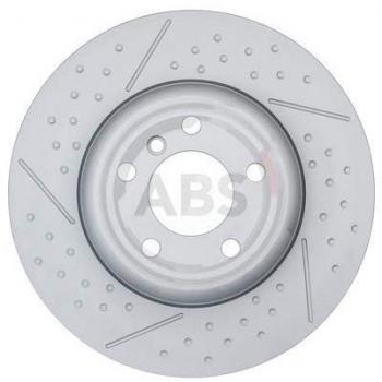 Disco de freno A.B.S. 18278 recubierto para BMW, ABS, trasero, 345mm, ranurado/perforado