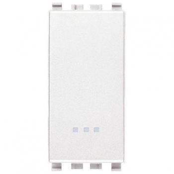 Invertidor Vimar Eikon 1 Polo 16A Blanco Iluminable 20013.B