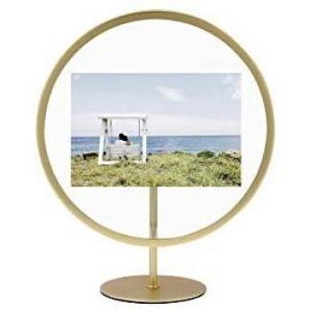 Marco de Fotos Circular Infinity 10x15cm Mat Bronce - Umbra