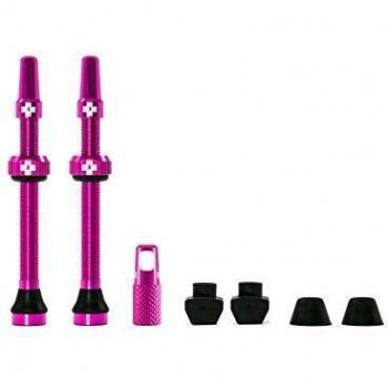 Muc-Off, Accessorio Valvola Tubeless , Válvulas para Gomme, Rosado, 60Mm, Adulto Unisex