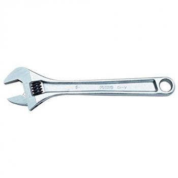 Llave Ajustable de 12 Pulgadas con Mango Central y Acabado Cromado Irimo