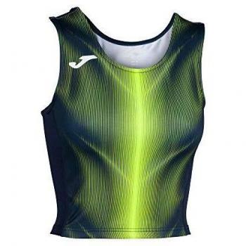 Joma Olimpia Top Señora, Mujer, Marino-Amarillo Fluor, L