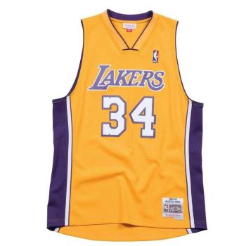 NBA Swingman Jersey Men's No. 34 Shaquille O'Neal 1999-00 Loslak Home Original Team Colors