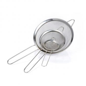 GWHOLE 3 Coladores de Acero Inoxidable con Manija para Cocina