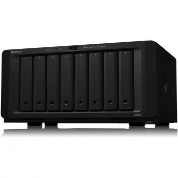 Synology DiskStation DS1817+ 8GB RAM, 8 Bay Desktop NAS Enclosure in Black