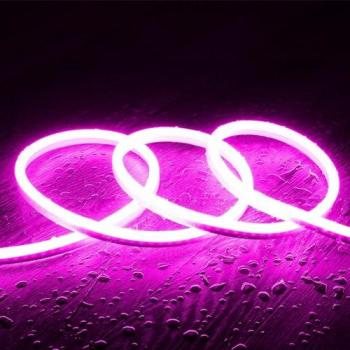 Tira LED Neón Regulable 220V SFLEX8 IP65 Rosa a Medida 15 m