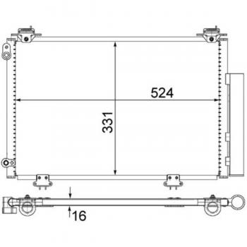 Condensador de aire acondicionado BEHR MAHLE AC 292 000S / MAHLE ORIGINAL AC 292 000S, compatible con múltiples modelos de vehículos, fabricado con materiales de alta calidad para garantizar un rendimiento óptimo,