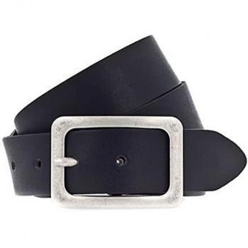 Cinturón de cuero negro Vanzetti 105 para dama