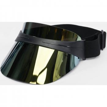 Urban Classics Cool Plastic Snapback Visor Cap - Black/Gunmetal