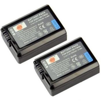 DSTE® 2x NP-FW50 Li-ion Batería para Sony Alpha 7