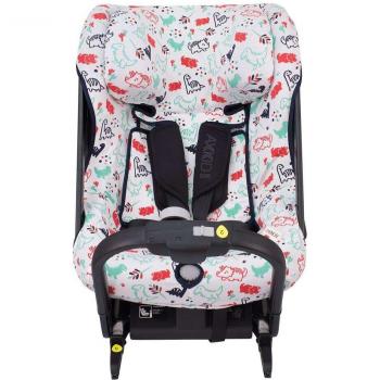 Funda de Algodón Elástico Jyoko para Silla de Coche Axkid One - Compatible con Axkid One, diseño Dino Party