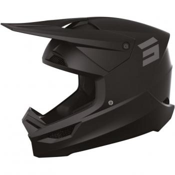 Casco de Moto Cross Shot Furious Solid Negro