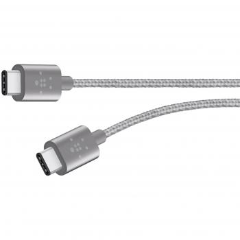 Belkin F2CU041BT06GRY USB cable 1.8 m USB C Male Grey