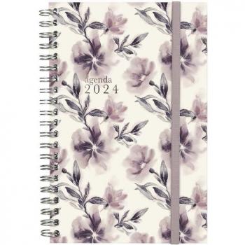 Agenda Finocam You E5 Semana Vista Horizontal Zen 2024 Espiral Multilingüe 117x181 mm