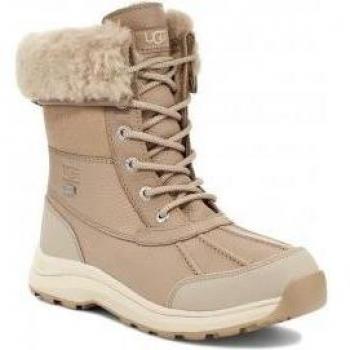 UGG® Women's Adirondack III Boot Leather/Suede/Waterproof Cold Weather Boots in Mustard Seed, Size 8