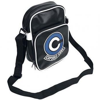 ABYstyle Dragon Ball Z Capsule Corp - Bolso bandolera, color negro