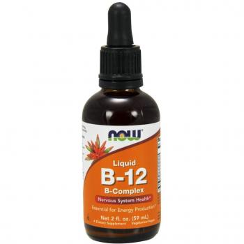NOW Foods B-12 Liquid B-Complex 59ml - Vitamin B Supplement