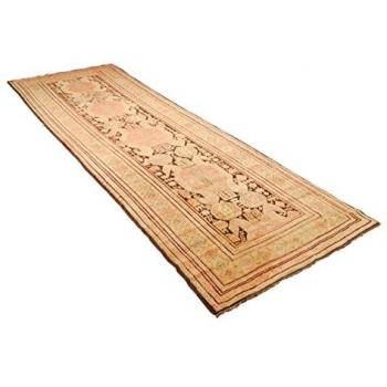 Alfombra Oriental Hecha a Mano Antiguo Kazak/Karabaj Caucásico 360x120 cm con Certificado de Autenticidad