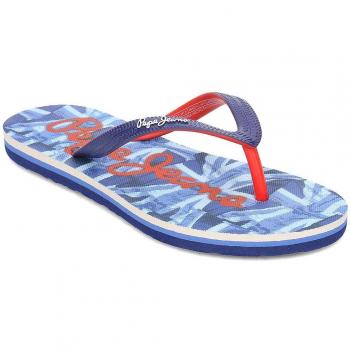 Pepe Jeans Beach UK Boy, Chanclas para Niños, Blau