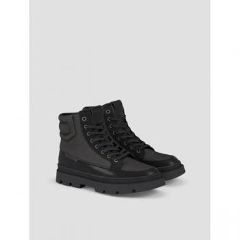 Björn Borg Men's Synthetic Leather Boots Kae Black, Size 40