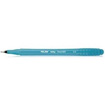 Caja 16 rotuladores punta fina SWAY fineliner 0,4 mm azul claro
