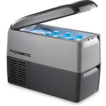 Dometic CoolFreeze CDF 26 - Nevera portátil de compresor, conexiones 12 / 24 / 230 V, clasificación energética A++, capacidad de enfriamiento de +10°C a -18°C, Gris Claro/Oscuro, 21.5 litros
