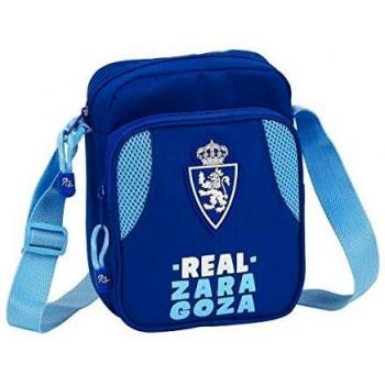 Safta Bandolera con Bolsillo Exterior, Luggage-Messenger Bag Unisex niños, Real Zaragoza, Talla única