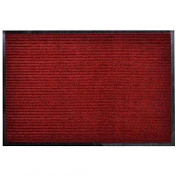 vidaXL Felpudo Antideslizante Puerta PVC Rojo Alfombra de Entrada Bienvenida
