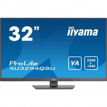 Iiyama ProLite XU3294QSU-B1 31.5 LED Monitor WQHD 75Hz with Speakers and USB Hub