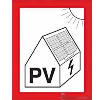 CIMCO Fire Safety Signage PV System + Battery Warning 182799