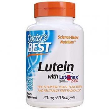 Doctor's Best Lutein with Lutemax 20mg - 60 Softgels