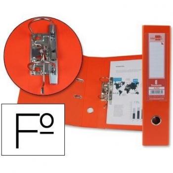 ARCHIVADOR CON CAJA NARANJA EN TAMAÑO FOLIO