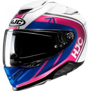 HJC Casco Integral RPHA 71 Mapos MC28SF Blanco Rosa Azul